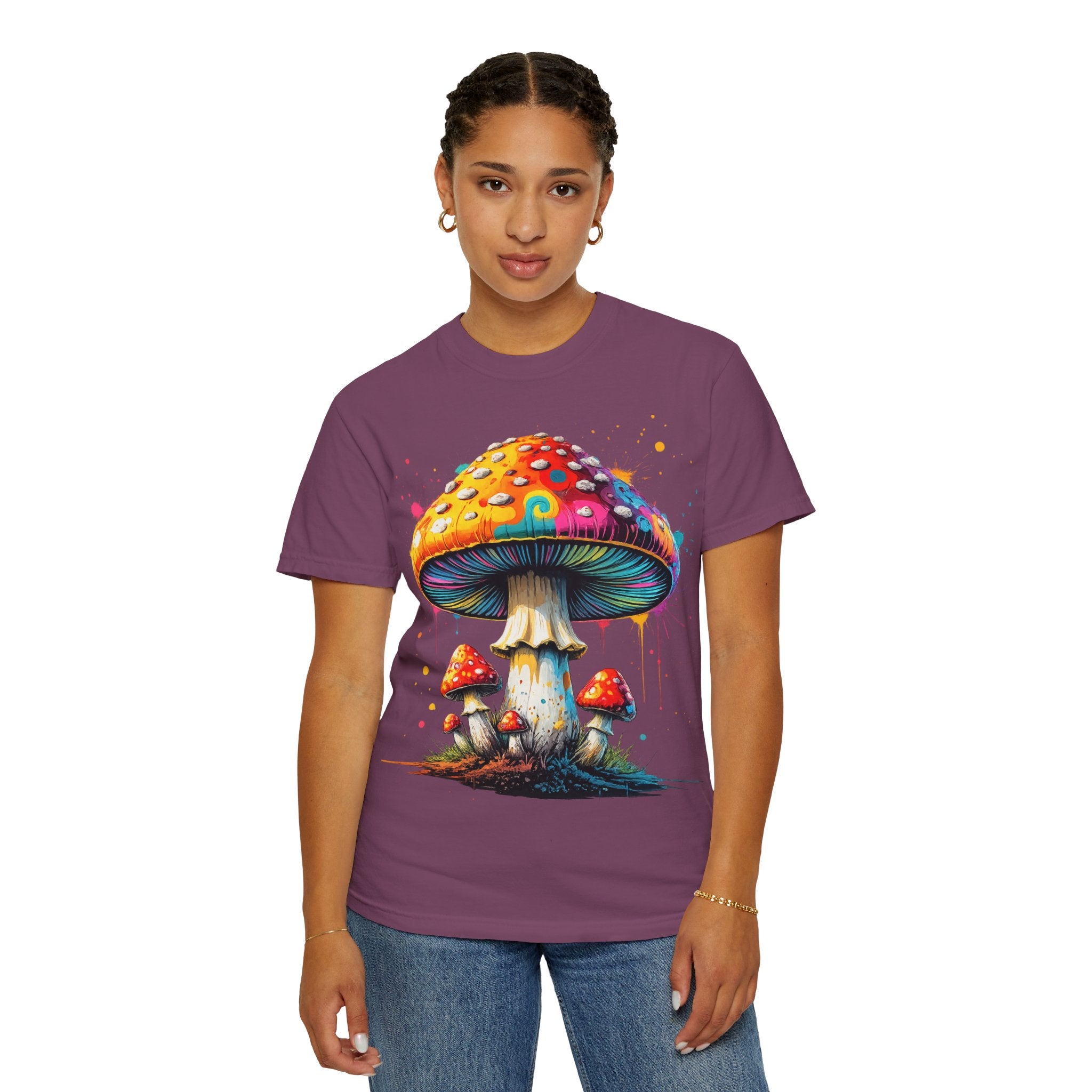 Lake Oswego Mushroom T-Shirt — Vintage Nature & Psychedelic Fungi Design