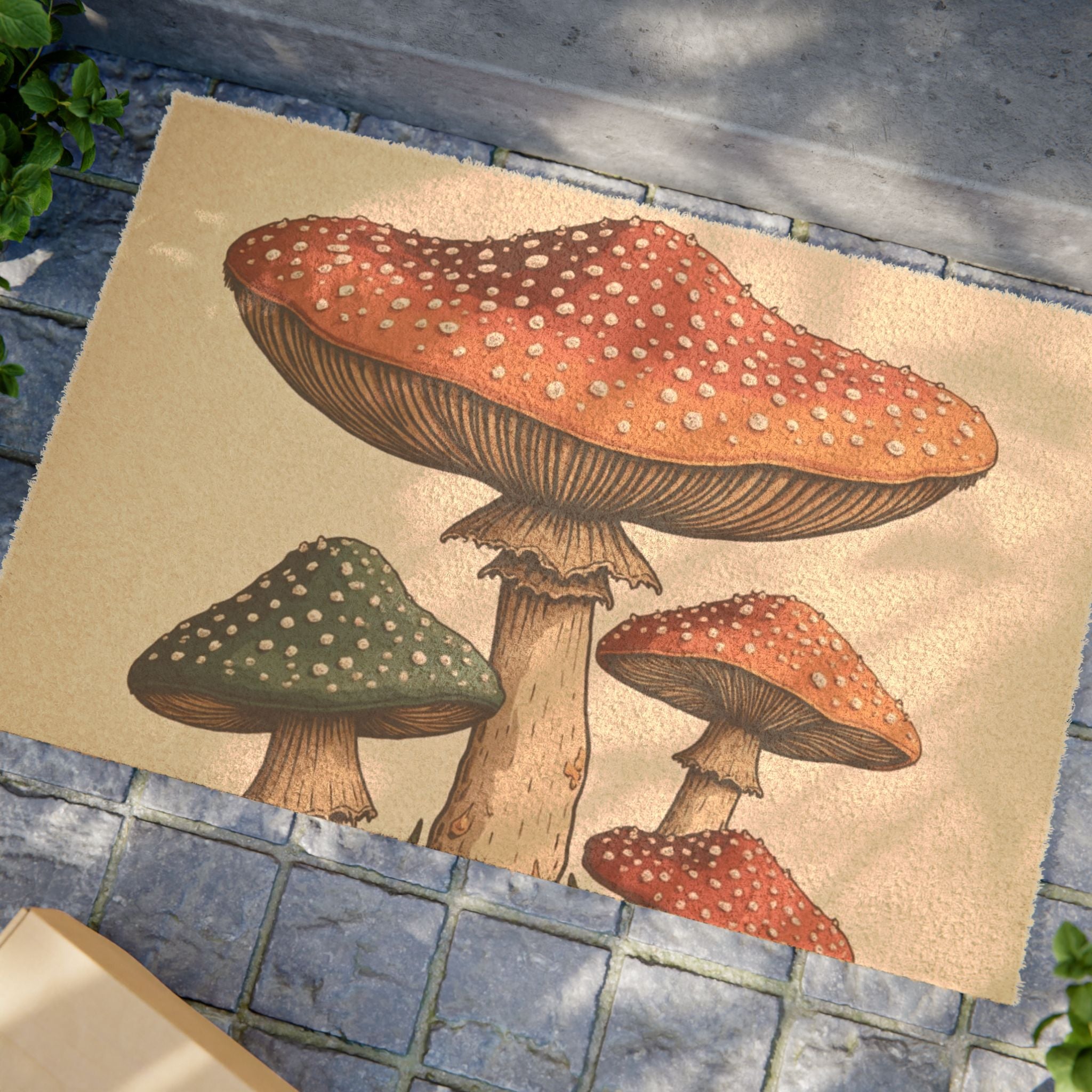 🍄Mystic Mushroom Grove Doormat 🌿🍄✨