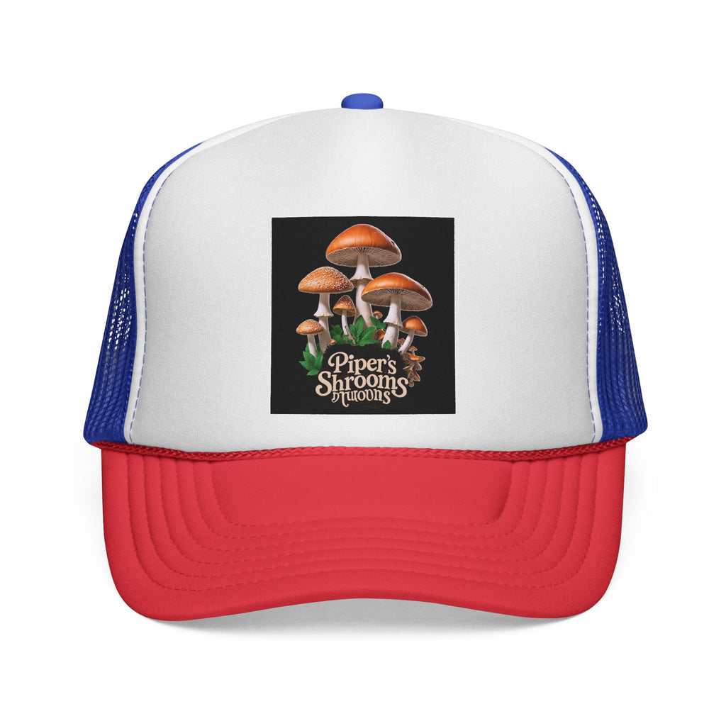 🌿 Piper’s Shroom Works Trucker Hat – Cap Off Your Look with Fungi Flair 🍄