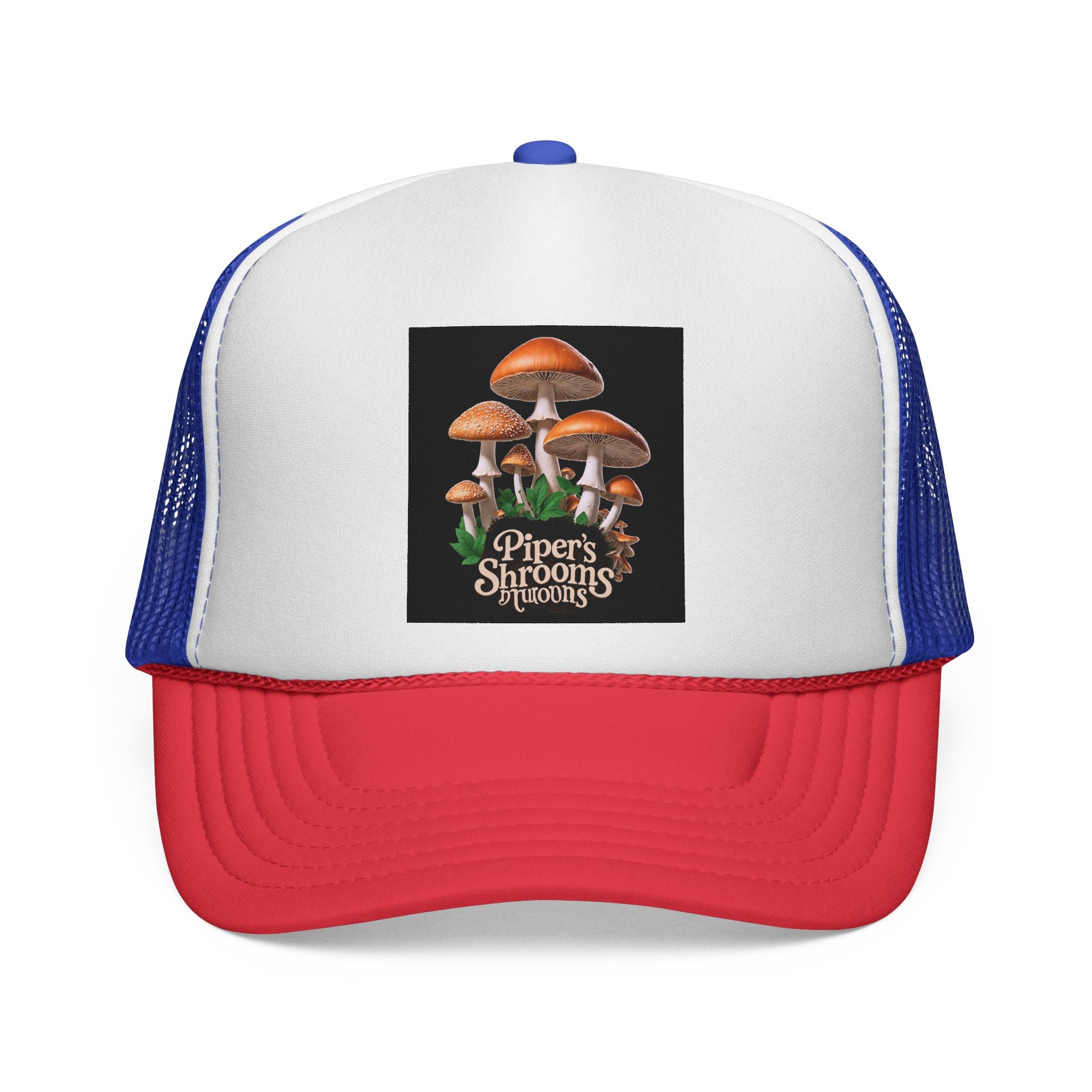 🌿 Piper’s Shroom Works Trucker Hat – Cap Off Your Look with Fungi Flair 🍄