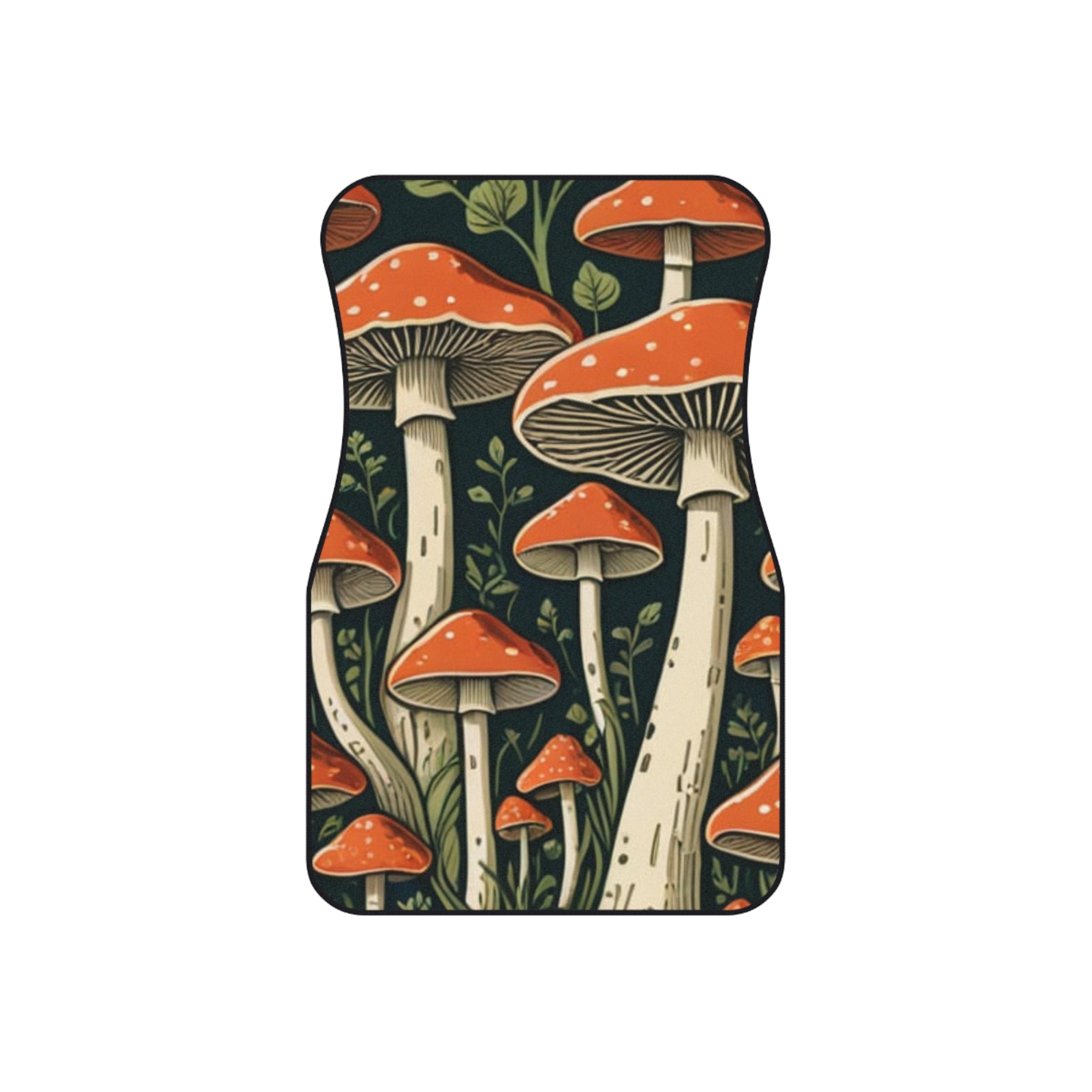 🍄 Forest Floor Classic Car Mat Set 🚗🌿 (Set of 4)