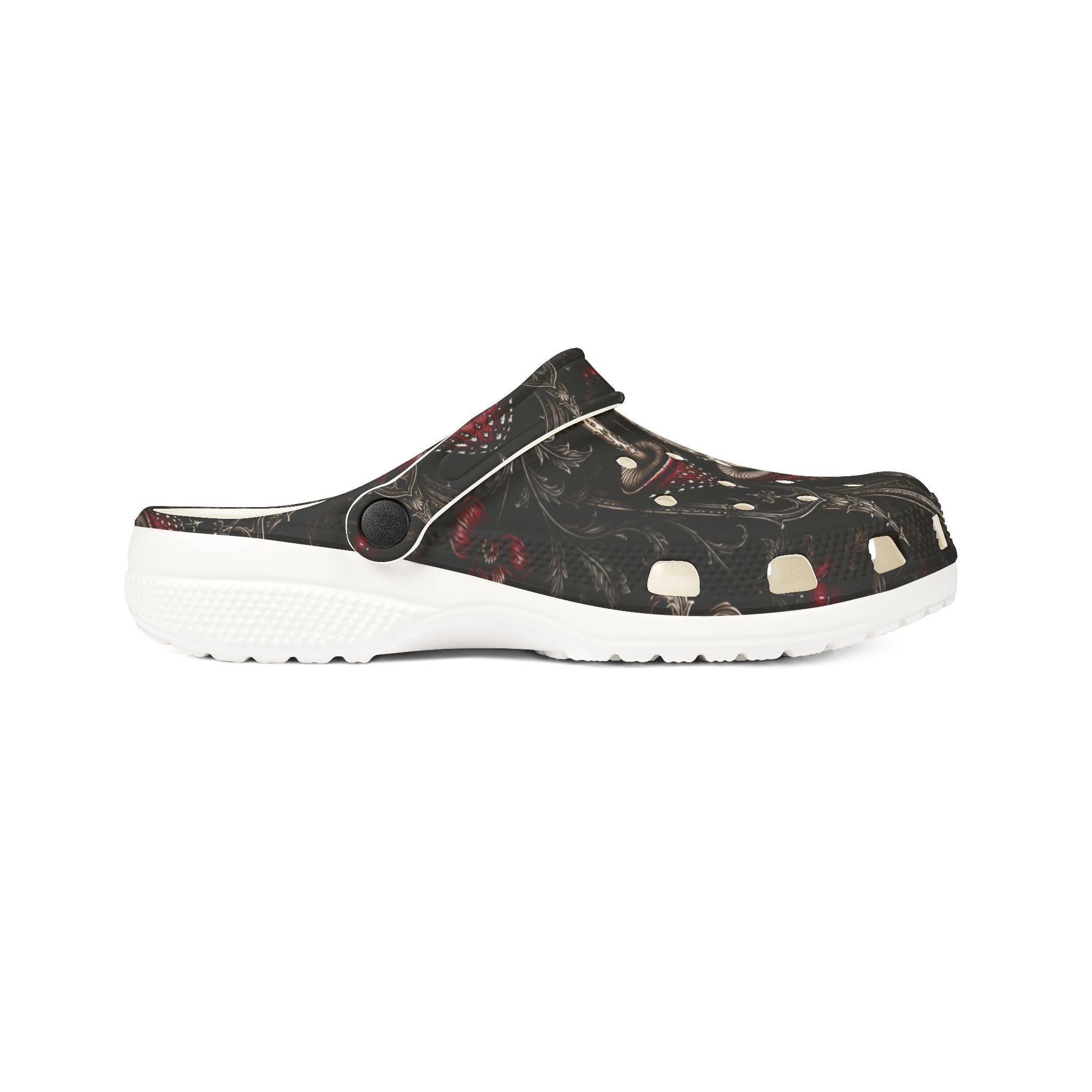 Mushroom Forest Clog — Psychedelic Red Toadstool EVA Foam Shoes