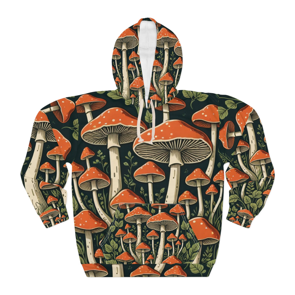 Forest Blaze Pullover Hoodie – Set the Style on Fire