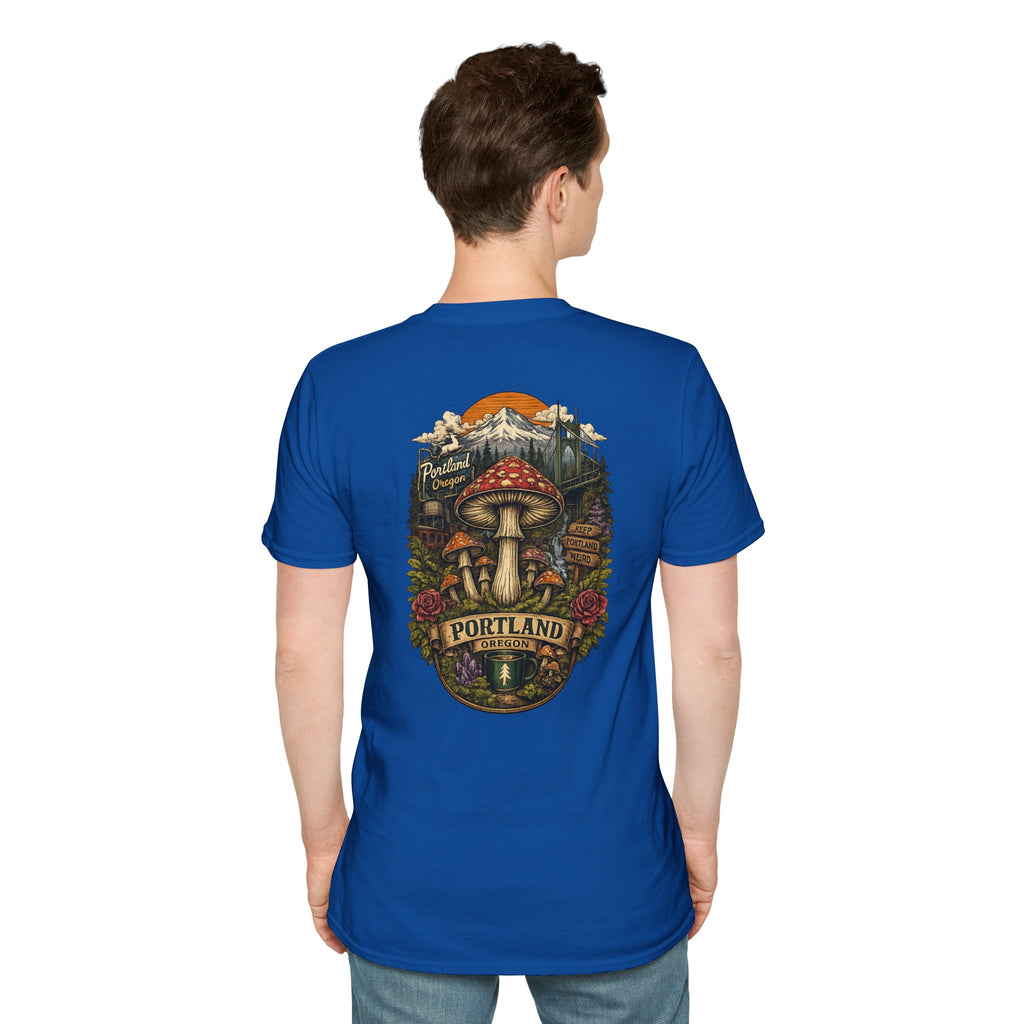 Mushroom Magic T-Shirt — Vintage Red Toadstool Illustration