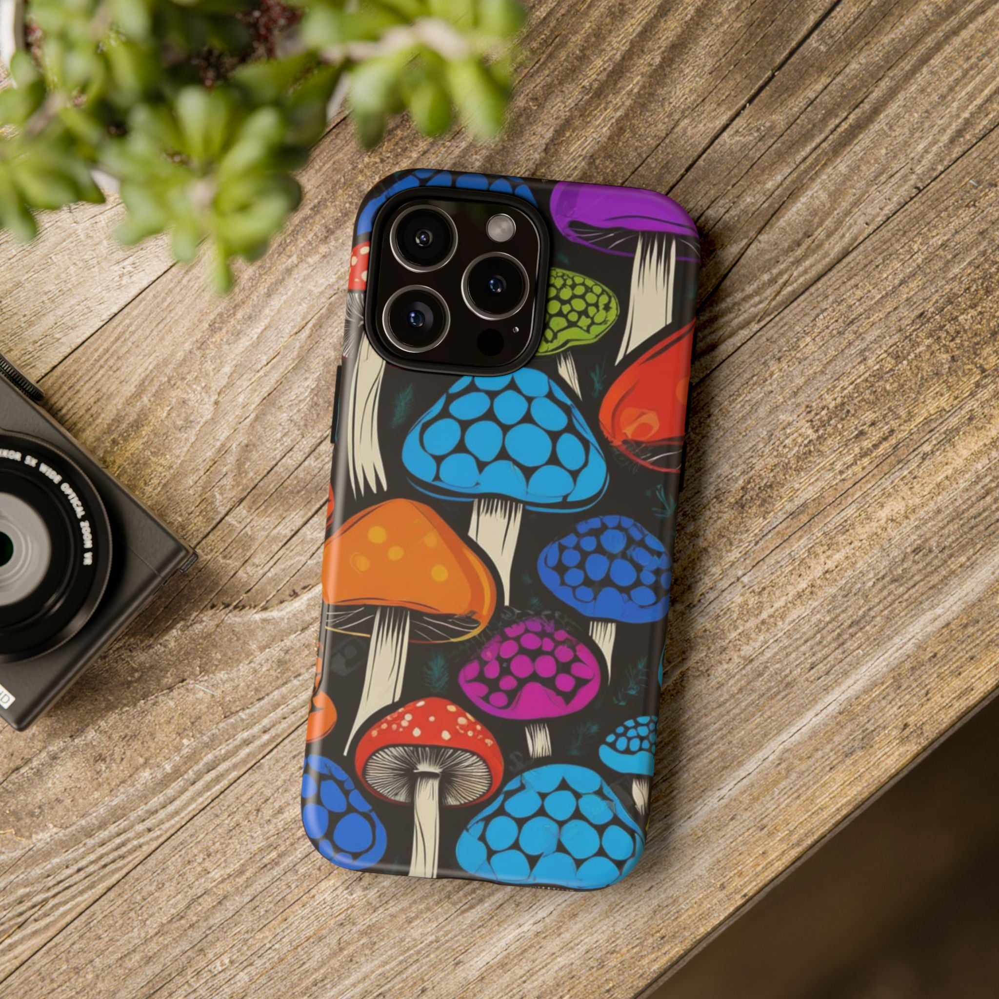 🍄 Shroom Pop iPhone Case – Protect Your Phone in Psychedelic Style 🌈📱
