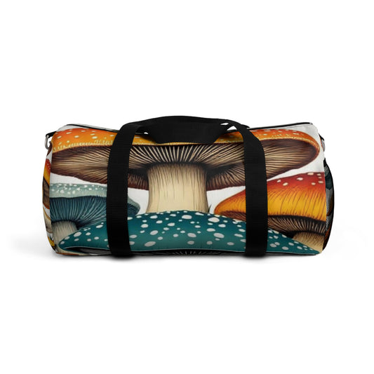 🍄 "Spore Stash" Duffel Bag – Adventure, Packed with Personality Carry the wild with you—wherever the trail leads.