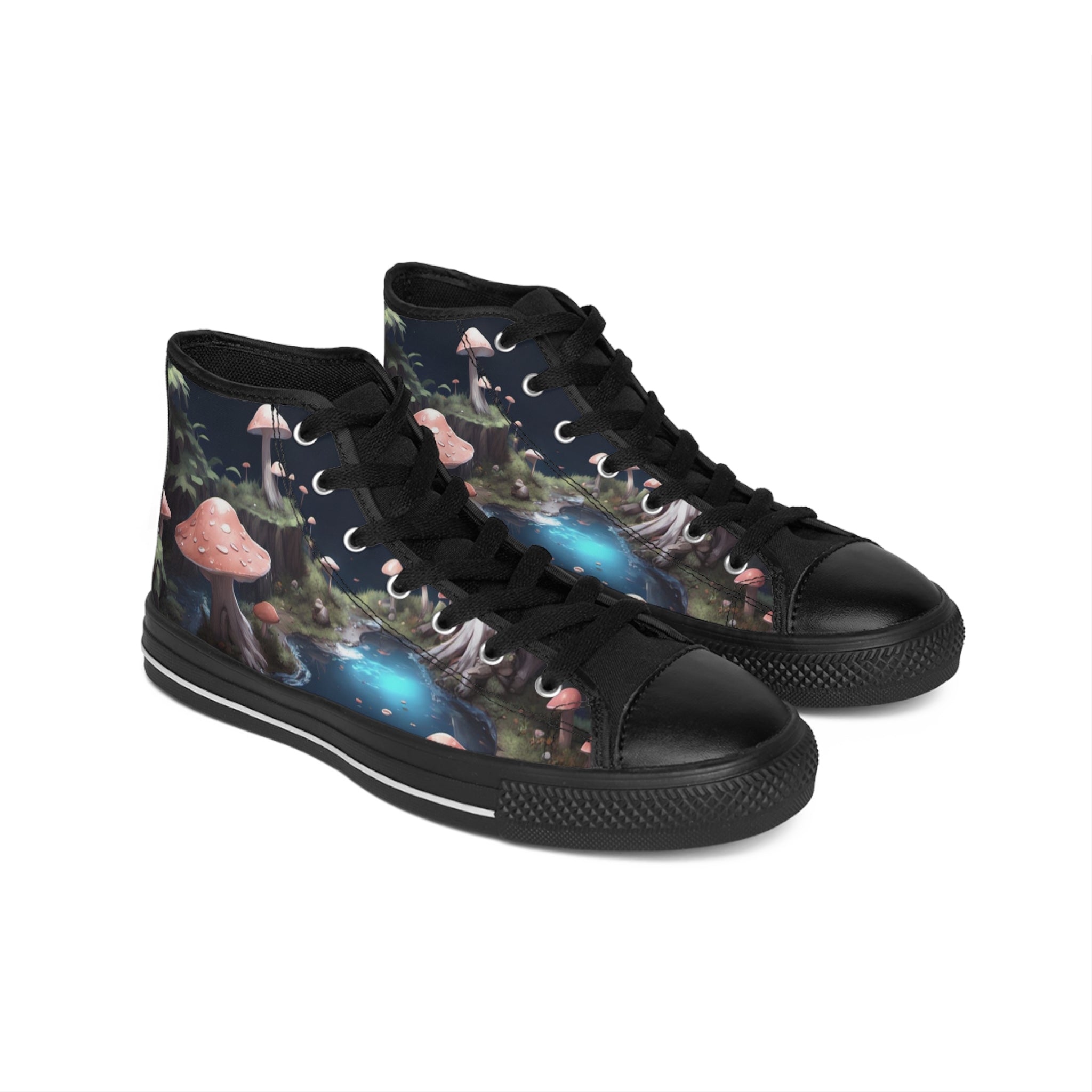🍄 “Enchanted Steps” Mushroom Pond High-Tops 🌙