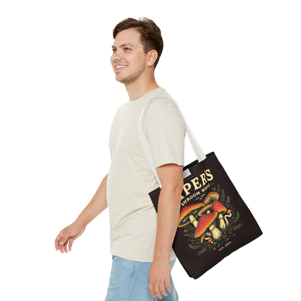 🍄 Piper’s Shroom Works Tote – Where Style Meets the Wild 🌿