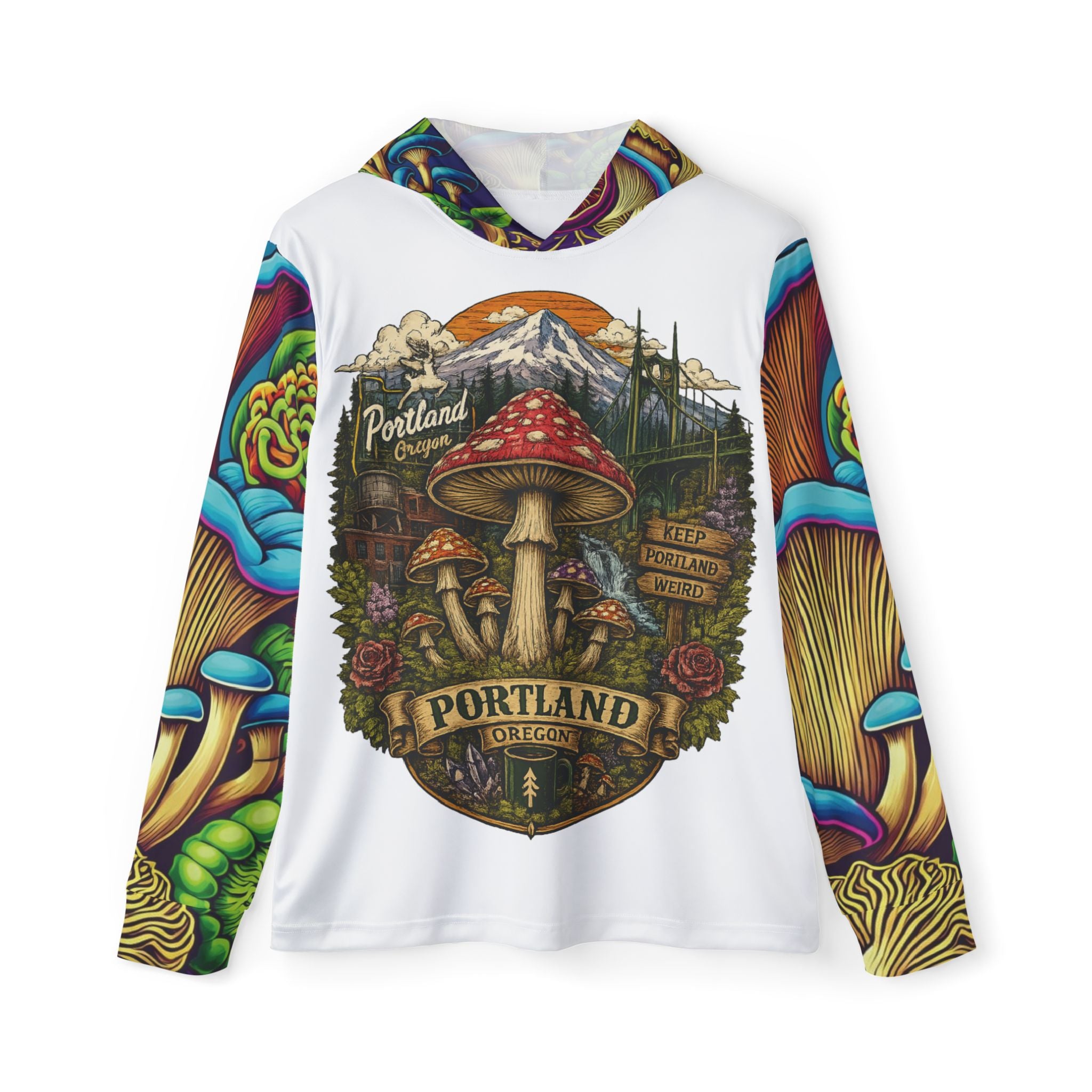 Mushroom Hoodie — Portland Psychedelic Outdoor Graphic Pullover