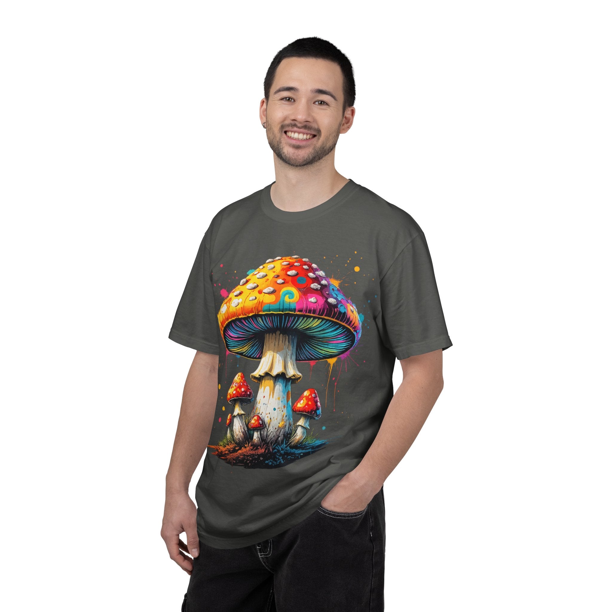 Lake Oswego Mushroom T-Shirt — Vintage Nature & Psychedelic Fungi Design