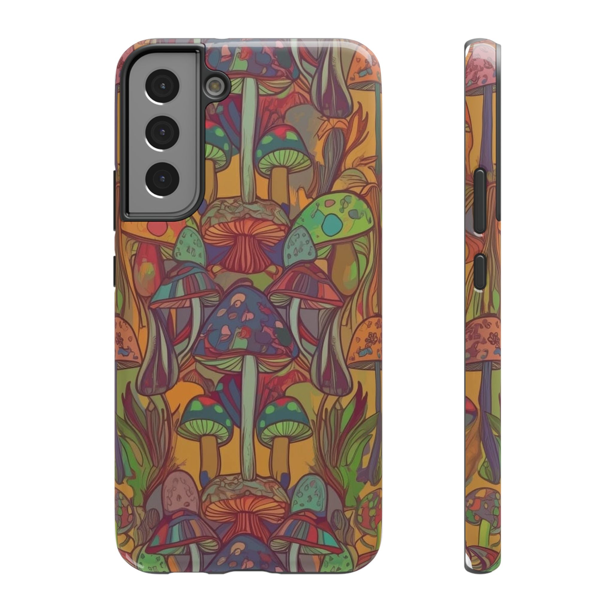 Mushroom Grove Impact-Resistant Case, Unique Phone Cover for Nature Lovers, Mushroom Art Gifts, Phone Accessories for Festivals, [...]