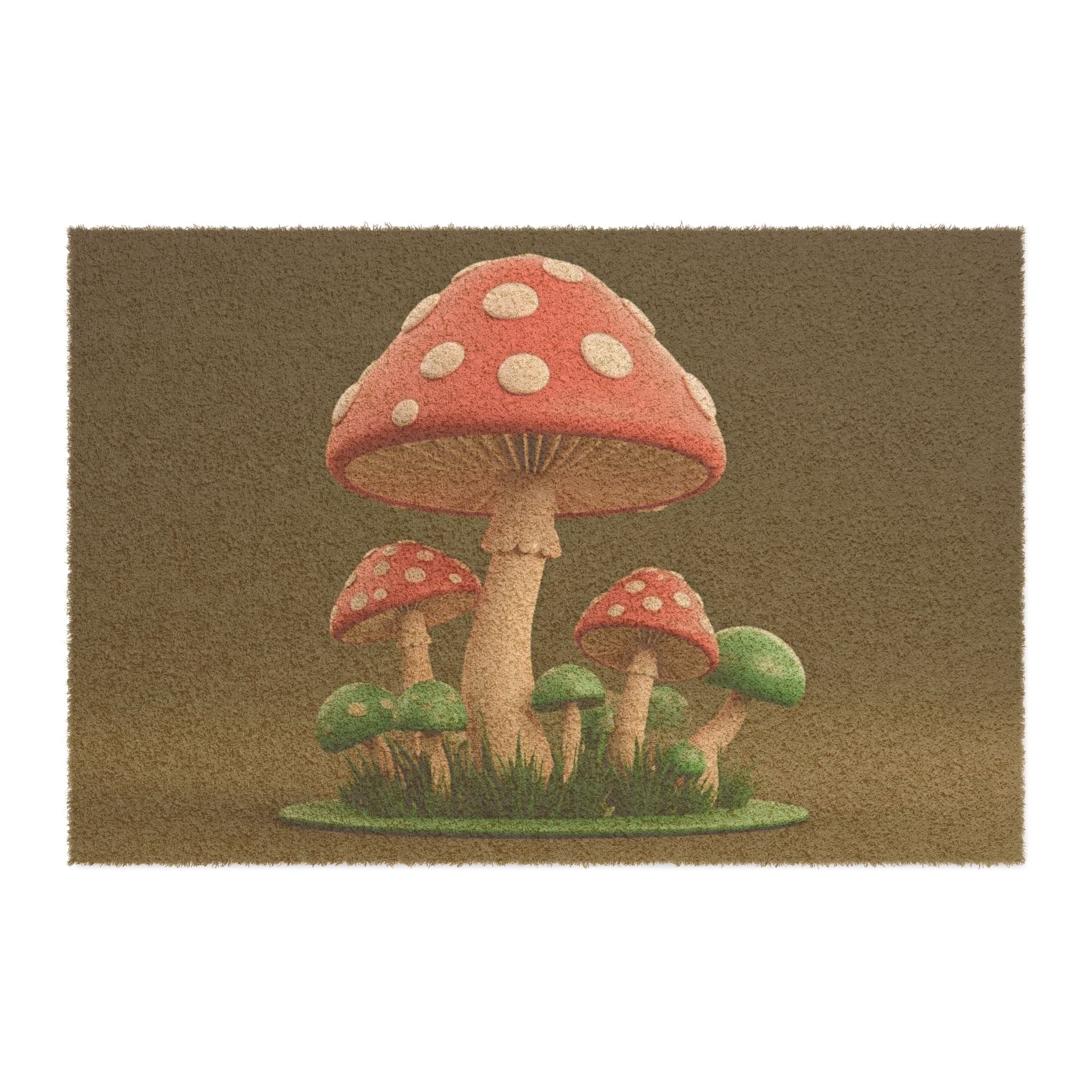 🍄🌿 Welcome to the Mushroom Meadow Doormat 🌿🍄