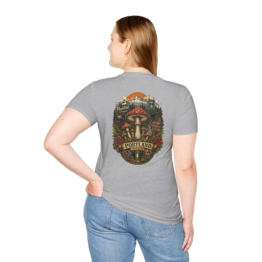 Mushroom Magic T-Shirt — Vintage Red Toadstool Illustration
