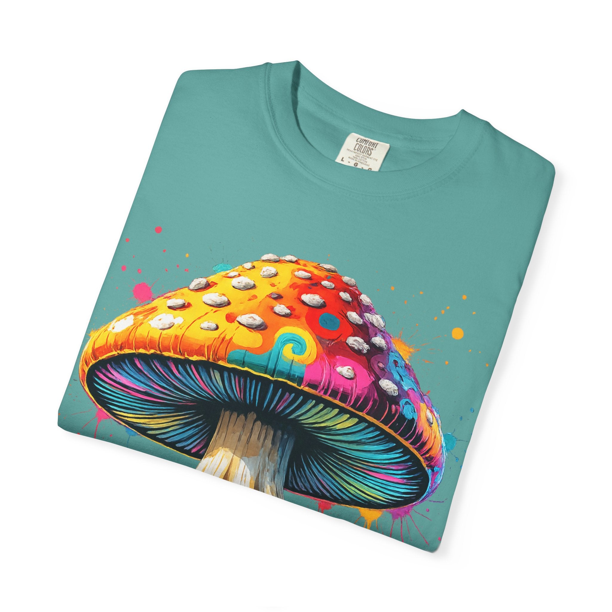 Lake Oswego Mushroom T-Shirt — Vintage Nature & Psychedelic Fungi Design