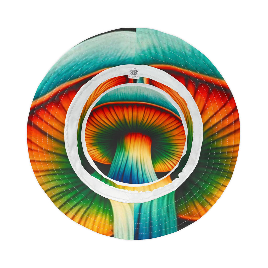 Tie-Dye Color Burst Bucket Hat — Vibrant Festival Sun Hat
