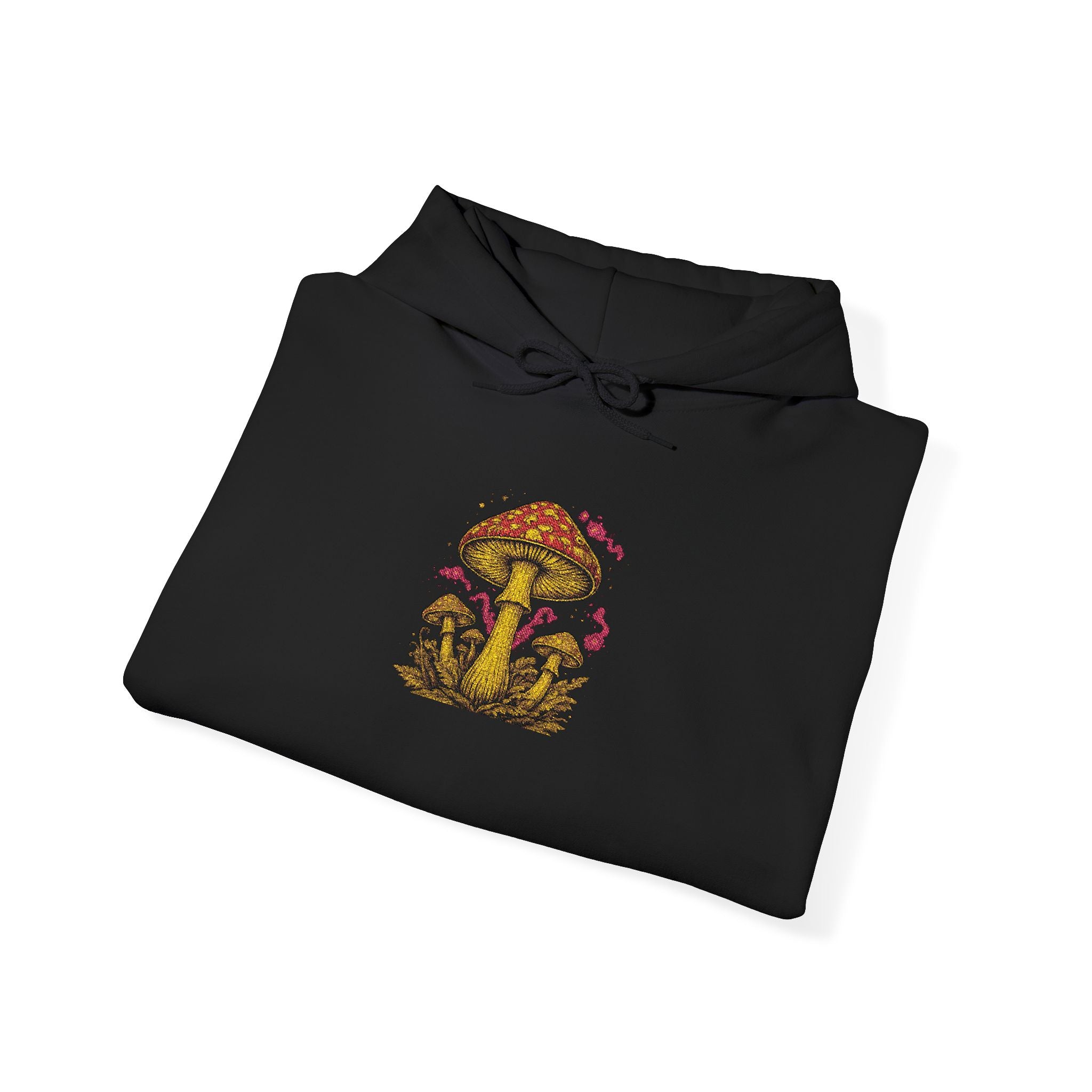 Mushroom Grove Hoodie – Whimsical Autumn Forest Mushroom Sweatshirt