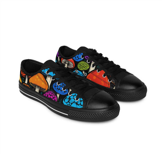 🍄 Psychedelic Stroll Low-Top Sneakers – Step Into Your Story