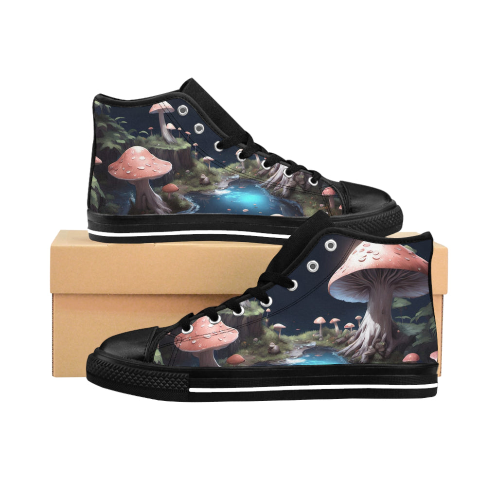🍄 “Enchanted Steps” Mushroom Pond High-Tops 🌙