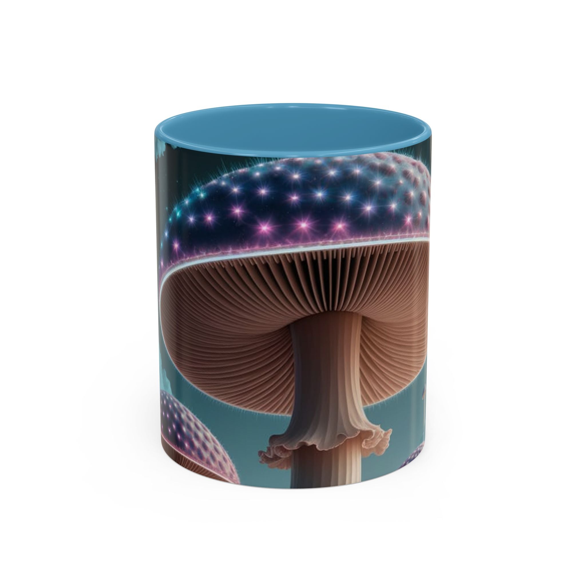 Mug: Mystical Glow Mushroom Coffee Mug — Psychedelic Fantasy Accent Mug