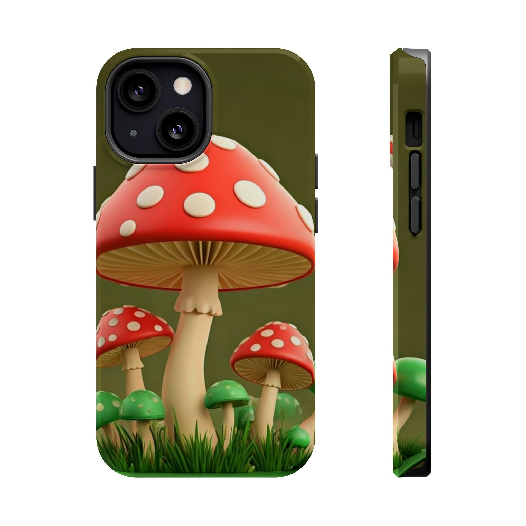 🍄🔥Golden Glow Mushroom Phone Case – Nature Meets Radiance" 🍄✨📱