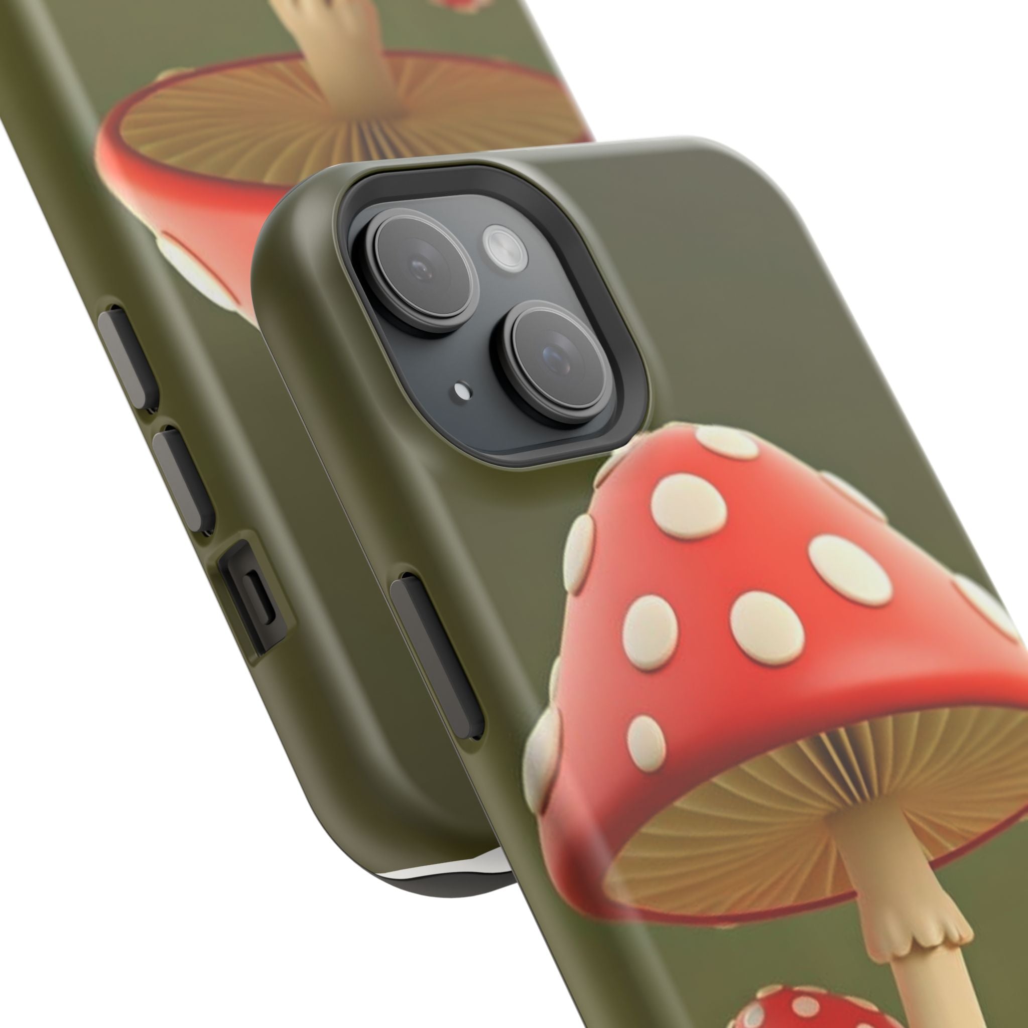 🍄🔥Golden Glow Mushroom Phone Case – Nature Meets Radiance" 🍄✨📱
