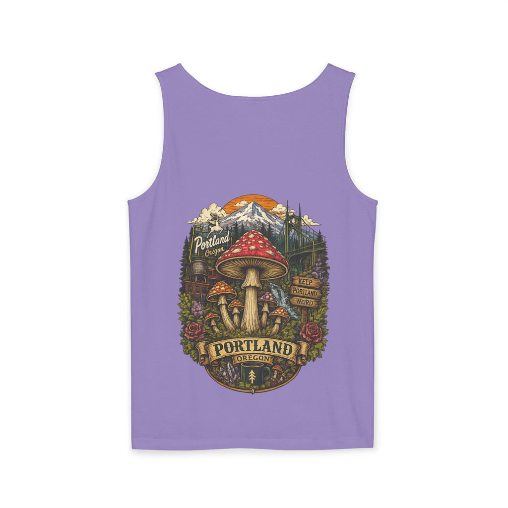 Mushroom Tank Top — Psychedelic & Portland Forest Graphic Tank