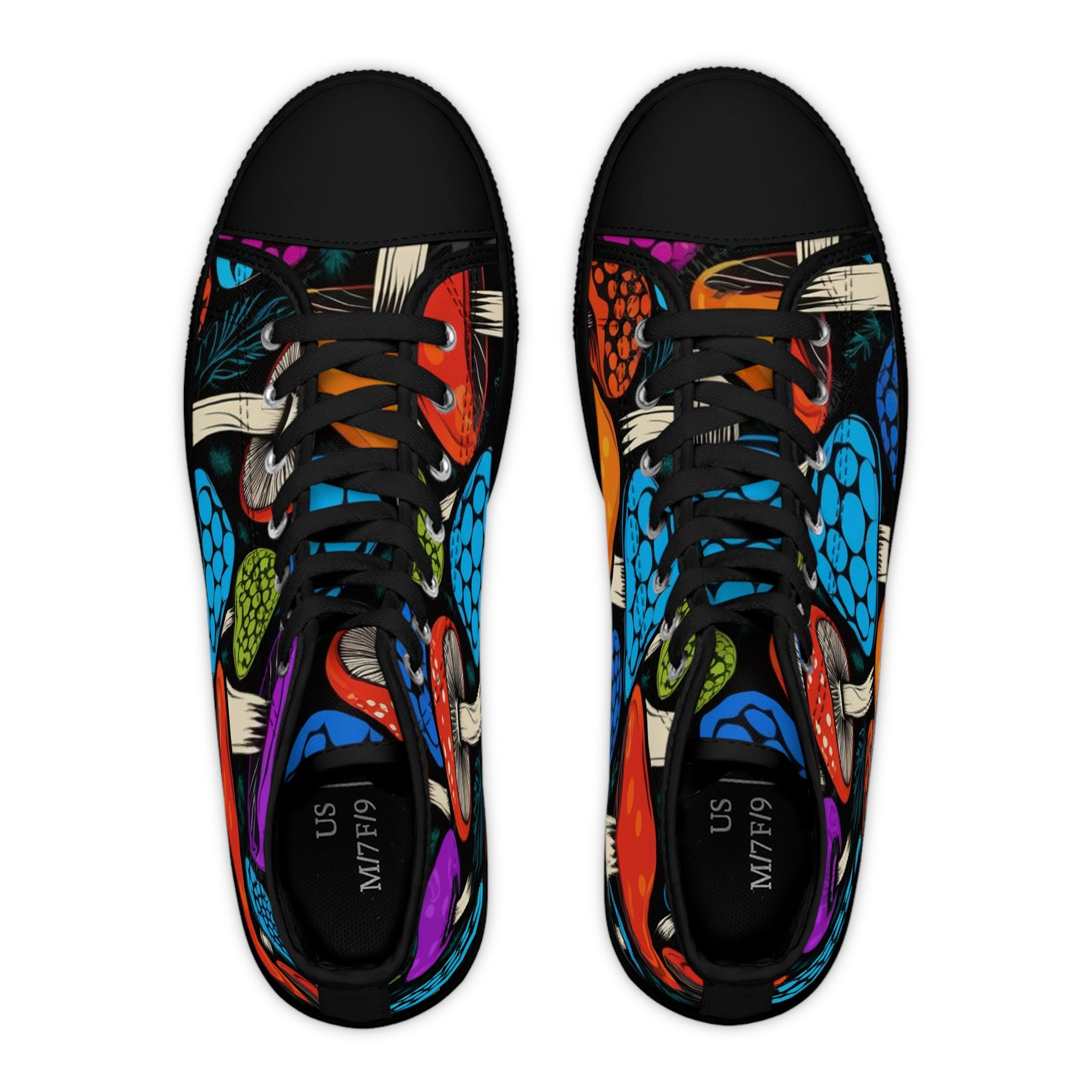 🎨 Psychedelic Forest High-Tops – Walk Into the Wild 🍄