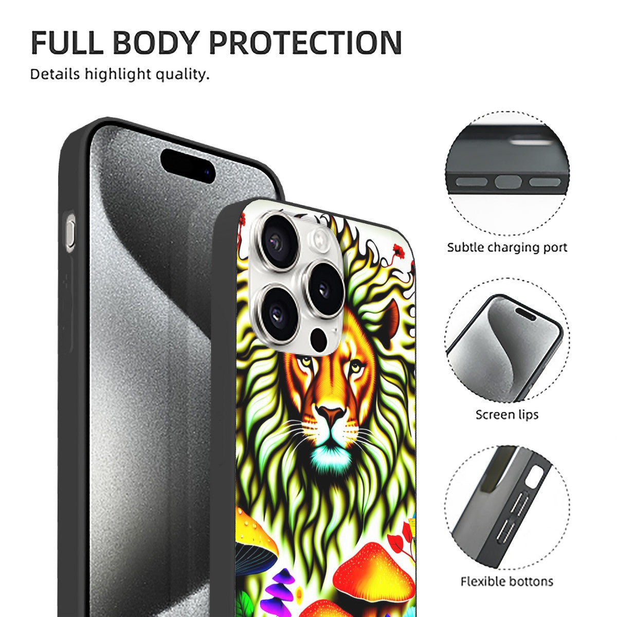 iPhone 15 PC Case(3 Cameras)