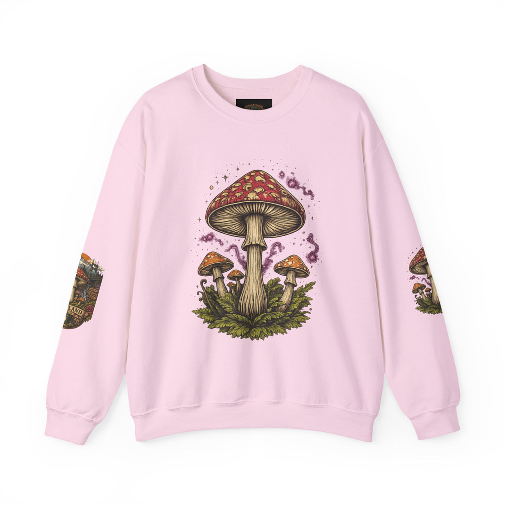 Mushroom Forest Hooded Sweatshirt — Portland Nature Graphic Hoodie