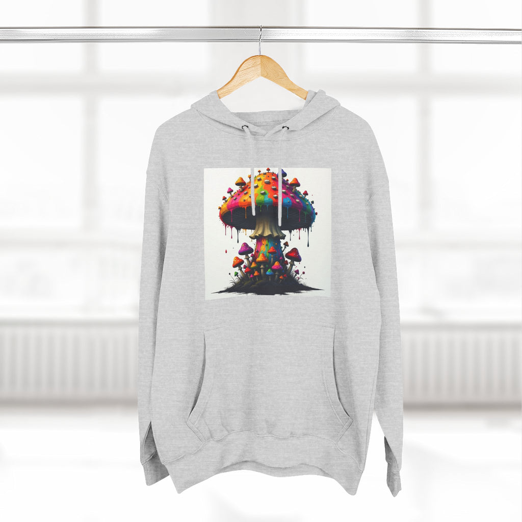Sweat à Capuche Champignons — Pull Les cueilleurs colorés de la forêt