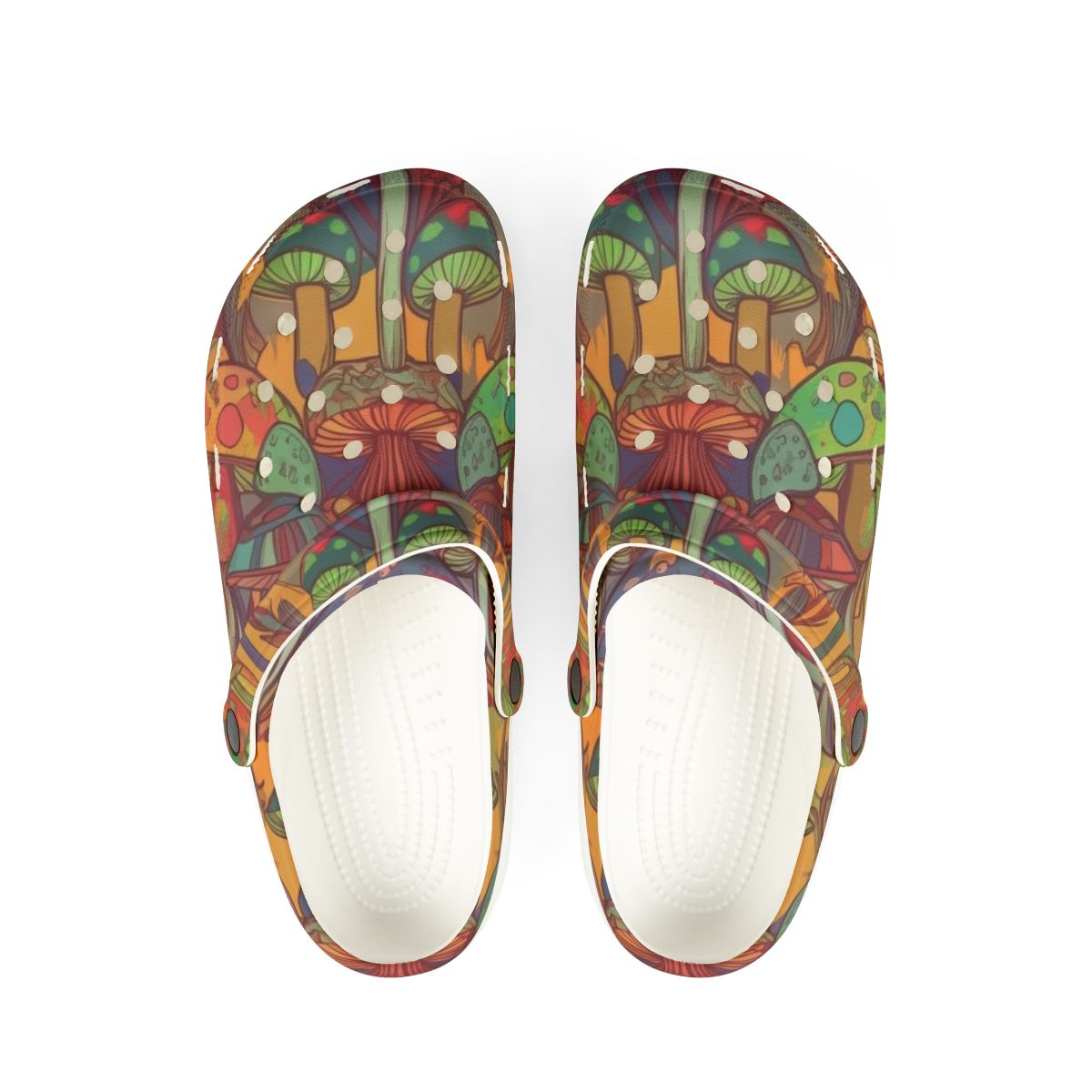 Psychedelic Forest Clogs Lightweight, Water-Friendly, & Ultra-Comfy