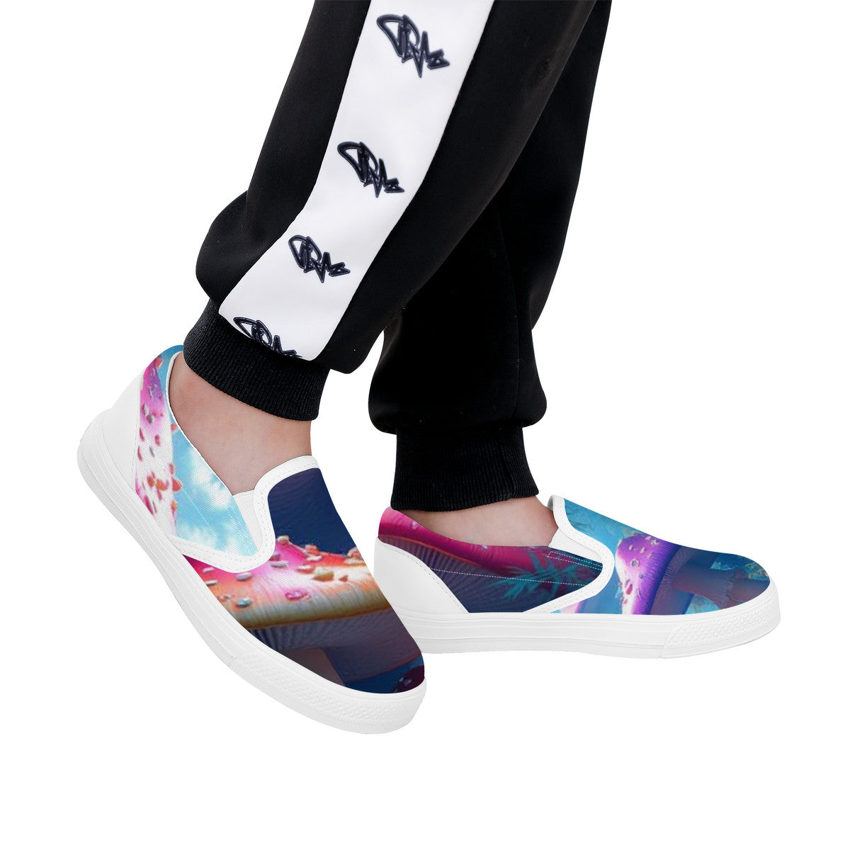👟🍄 Shroom Steps Kids Slip-On Shoes – Colorful Fun for Every Adventure! 🌈✨