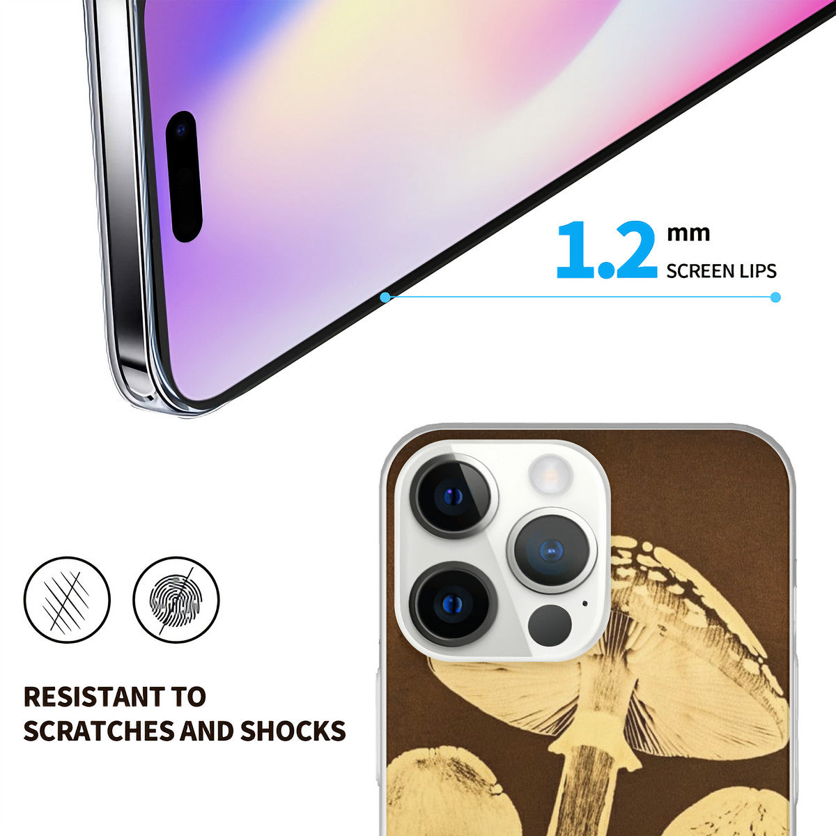 HC_K6 iPhone 14 Transparent Acrylic Case (3 cameras)