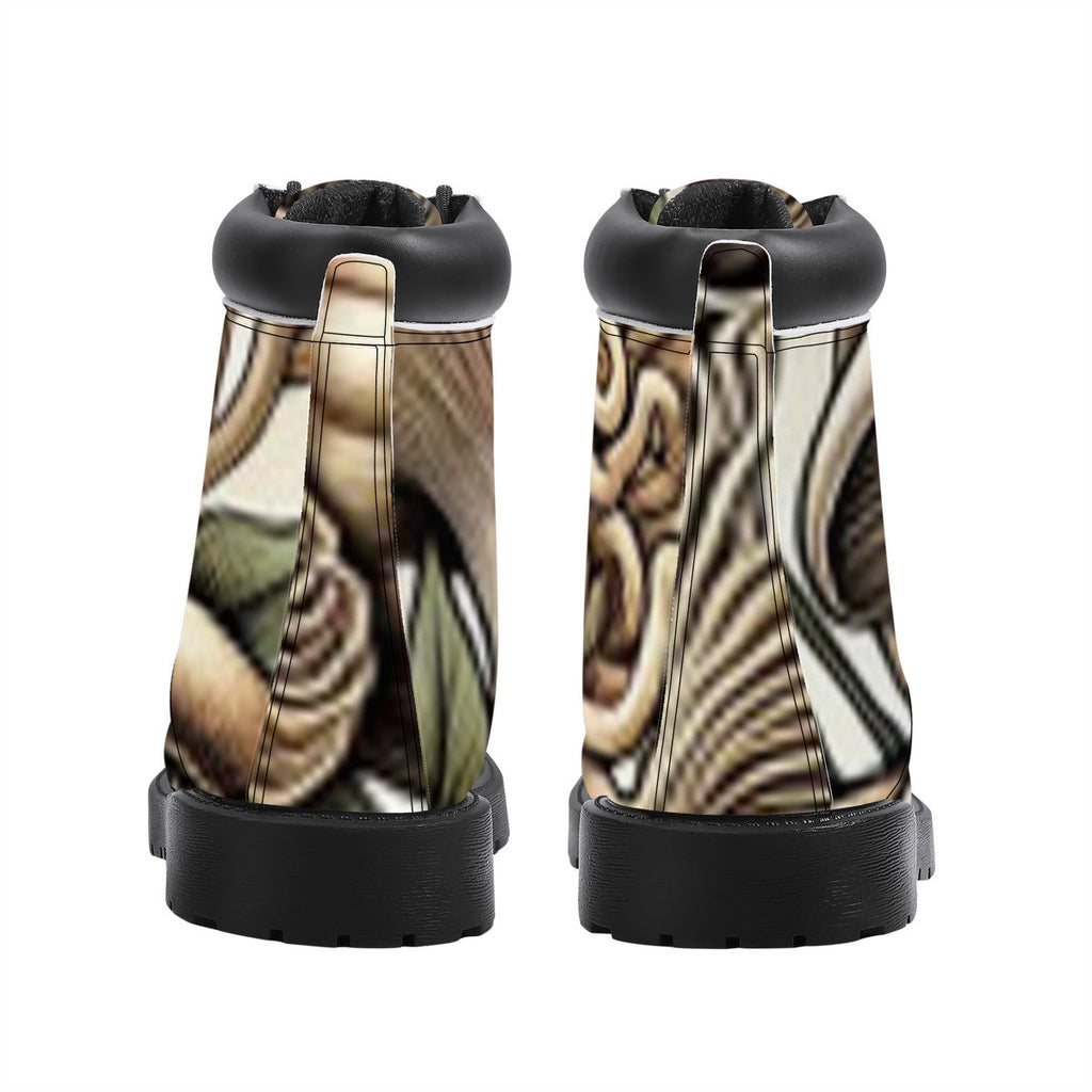 D20 Synthetic Leather Boots🍄 🍄