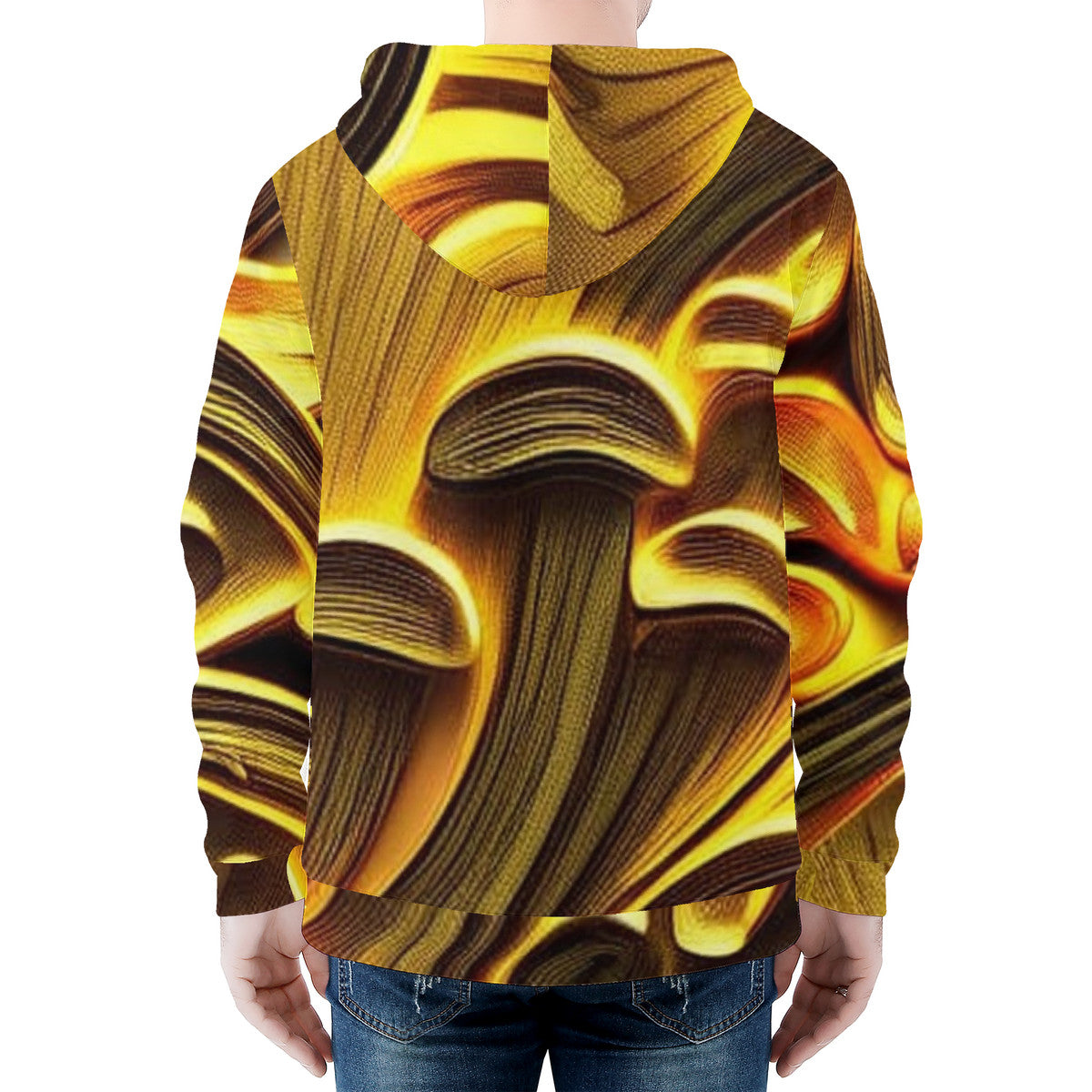 ❤️ Men's All Over Print Zip Hoodie🌟🍄