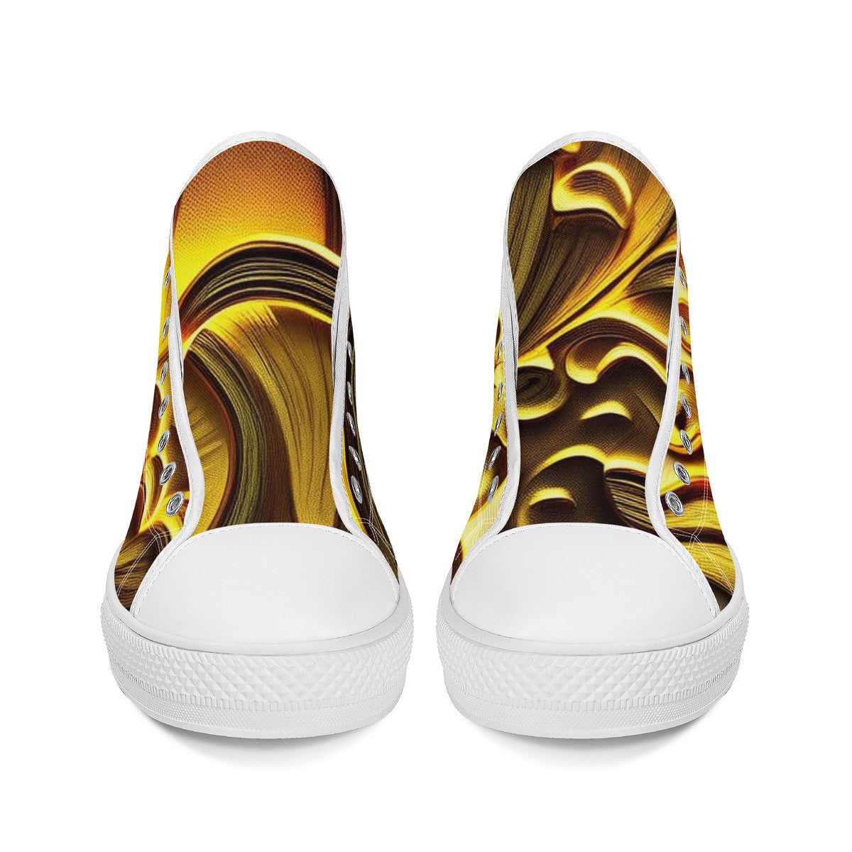 🍄👟FWS High-Top Canvas Shoes – Shroomed Out Edition (White)🍄👟