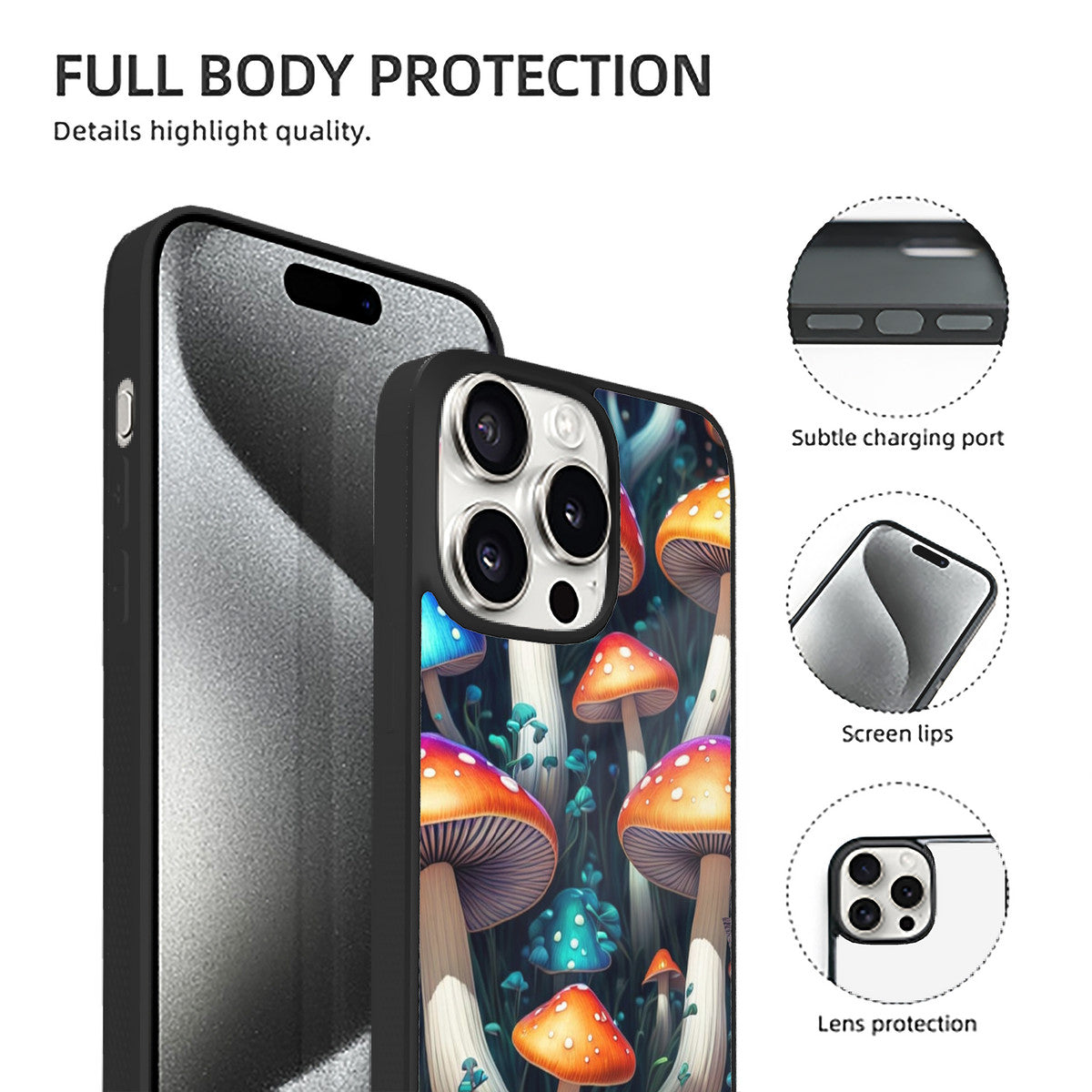 iPhone 15 Soft Glass Case(3 Cameras)