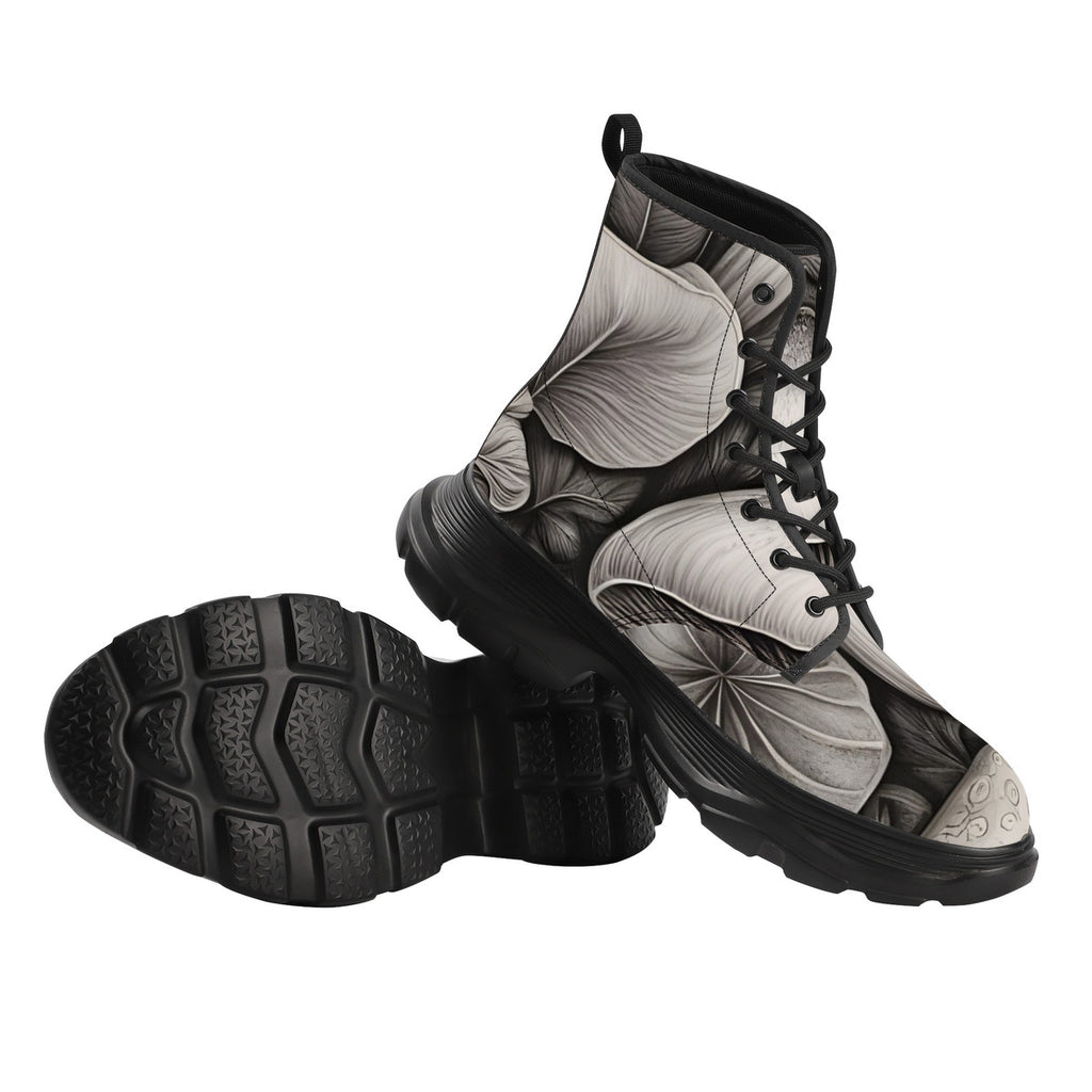 Mushroom Chunky Boots