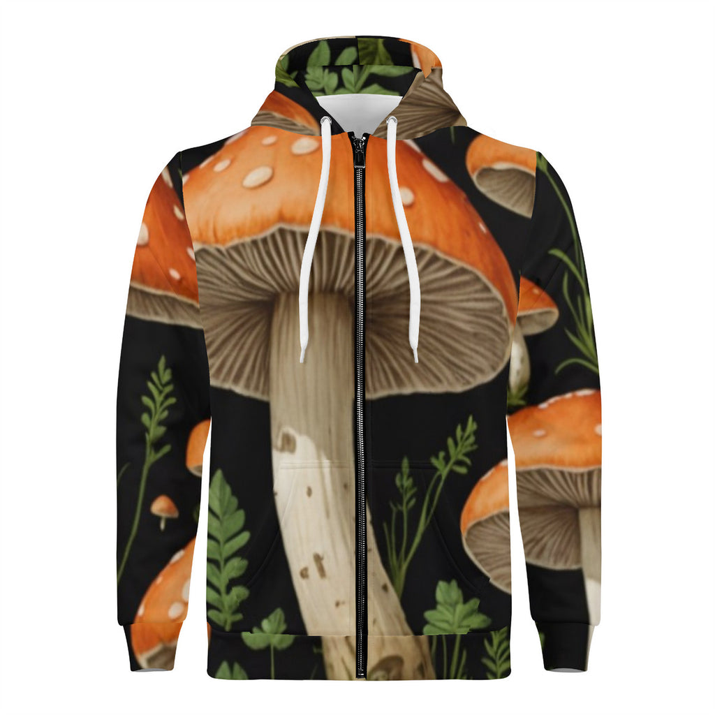 🌟🍄 Men's All Over Print Zip Hoodie🌟🍄