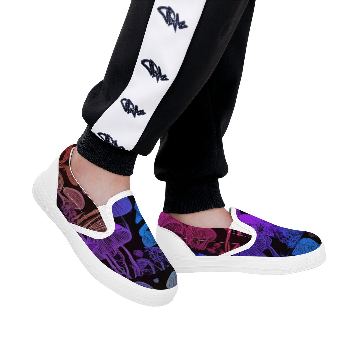 👟🍄 Shroom Steps Kids Slip-On Shoes – Colorful Fun for Every Adventure! 🌈✨