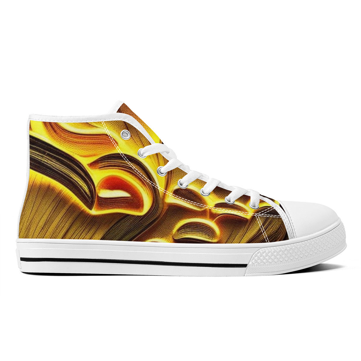 🍄👟FWS High-Top Canvas Shoes – Shroomed Out Edition (White)🍄👟