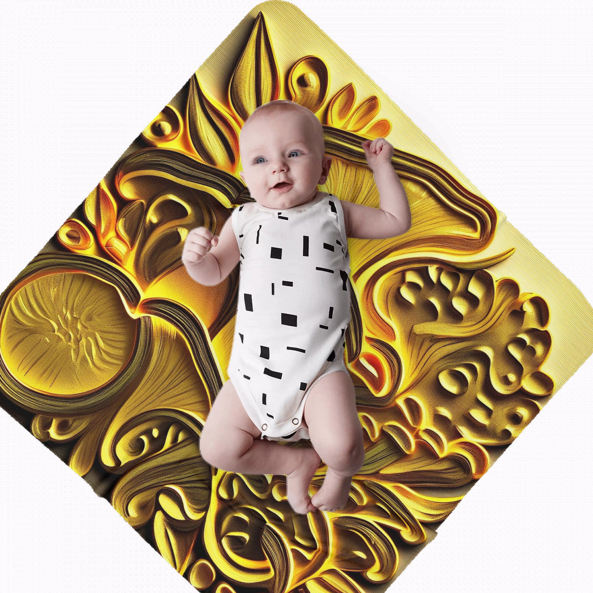 🌙🍄 Little Sporelings Swaddle Blanket – Cozy Magic for Baby Dreams ✨💤