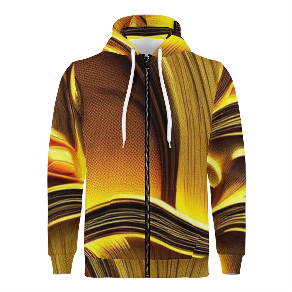 ❤️ Men's All Over Print Zip Hoodie🌟🍄