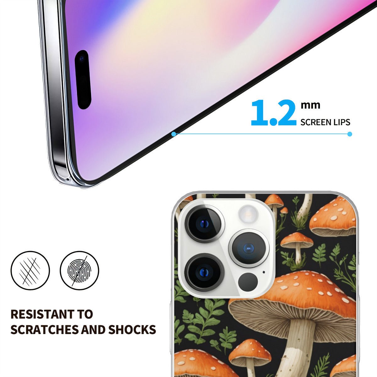 HC_K6 iPhone 14 Transparent Acrylic Case (3 cameras)