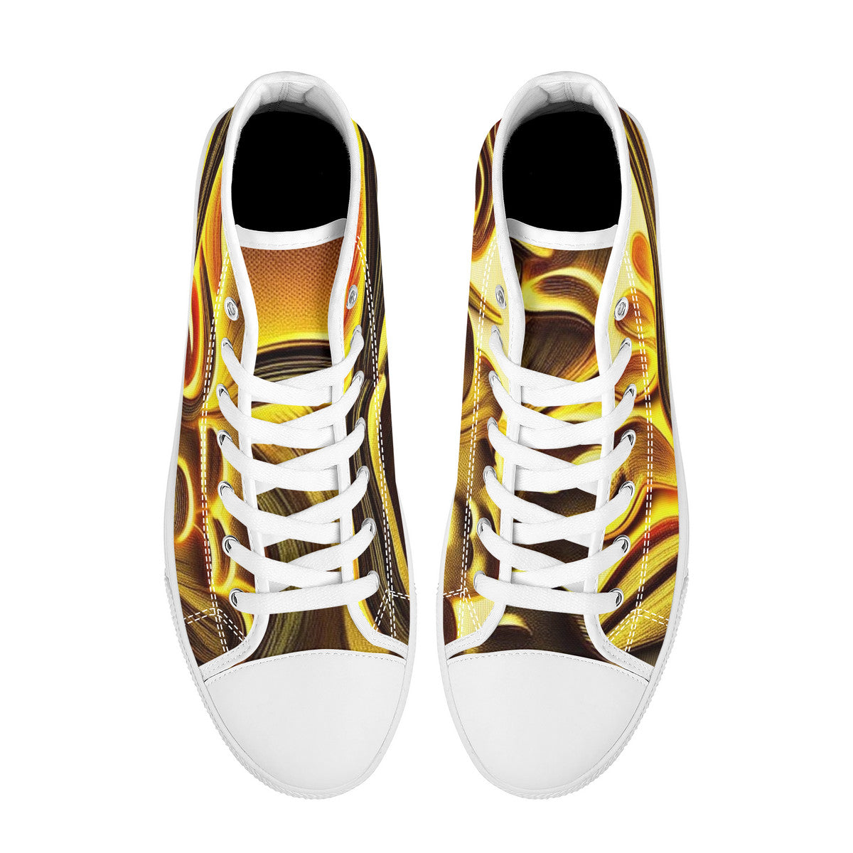 🍄👟FWS High-Top Canvas Shoes – Shroomed Out Edition (White)🍄👟