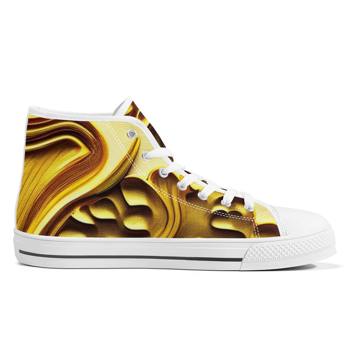 🍄👟FWS High-Top Canvas Shoes – Shroomed Out Edition (White)🍄👟