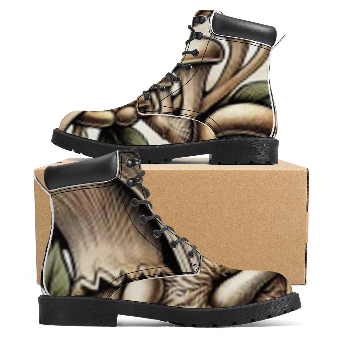 D20 Synthetic Leather Boots🍄 🍄