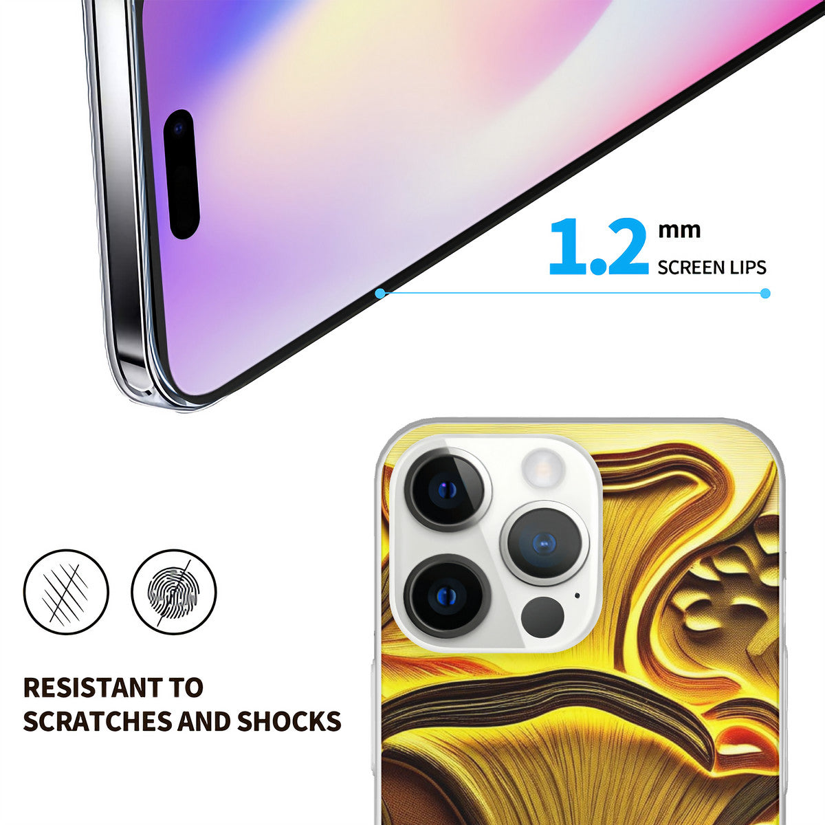 HC_K6 iPhone 14 Transparent Acrylic Case (3 cameras)