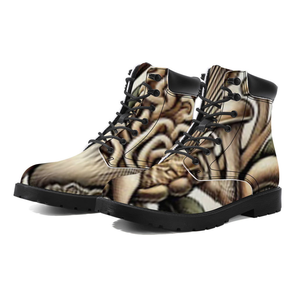 D20 Synthetic Leather Boots🍄 🍄