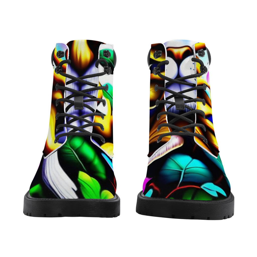 Boots Of the Garden Synthetic Leather Boots - Vegan Waterproof All-Season Boots |